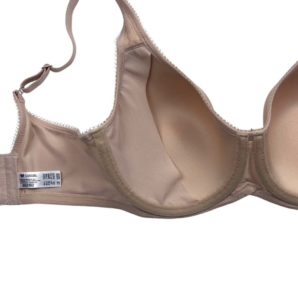WACOAL STYLE 853192 BASIC BEAUTY SPACER UNDERWIRE T-SHIRT SAND TAN 32DD 32E BRA - Picture 10 of 11